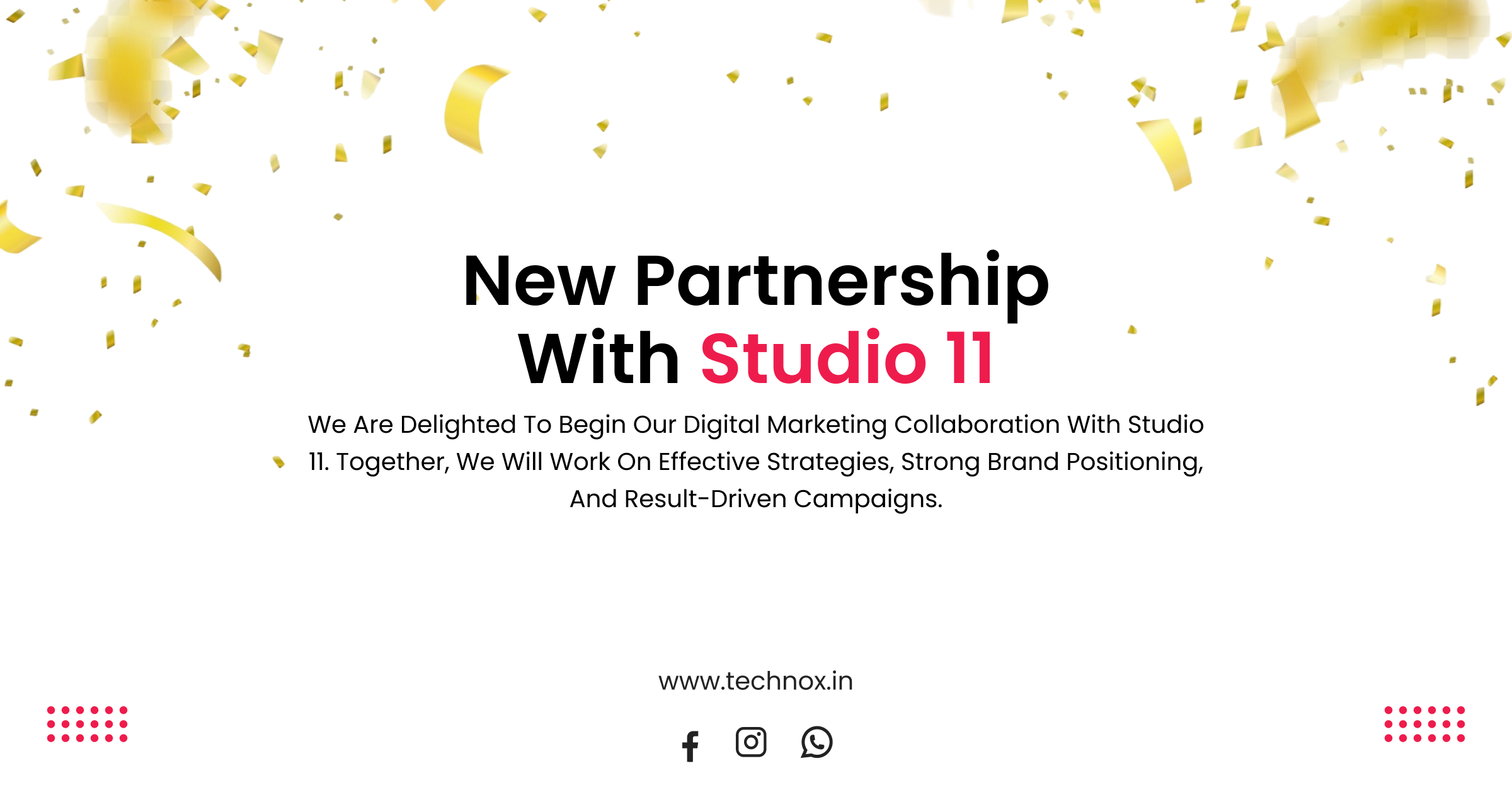 Welcome Studio 11 For Digital Marketing Partnership in Coimbatore